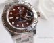 Replica Rolex Yachtmaster Stainless Steel Brown Dial Watch Noob Factory-904L-Swiss 3135 (3)_th.jpg